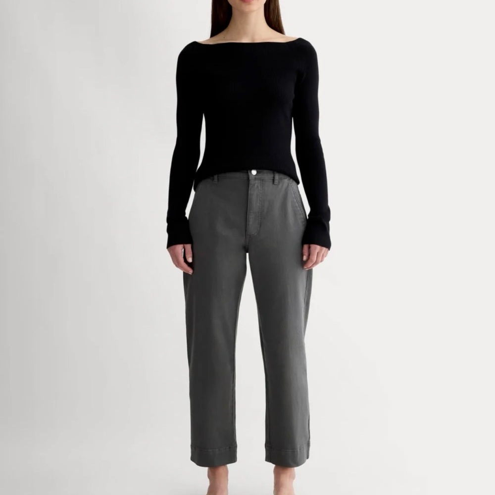Everlane Utility Straight leg pant graphite size 8